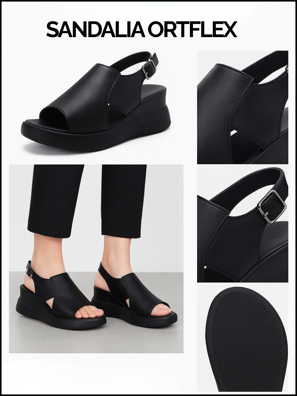 COMBO SANDALIA ORTOFLEX + MOÑA SATIN